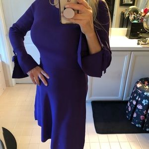 Inc. purple knit dress